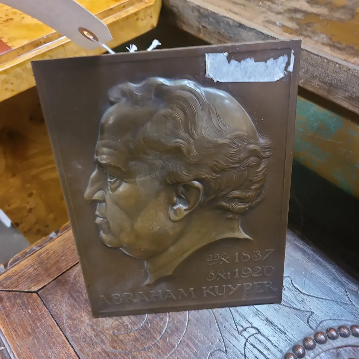 Bronze 1921 Profile Plaque 1