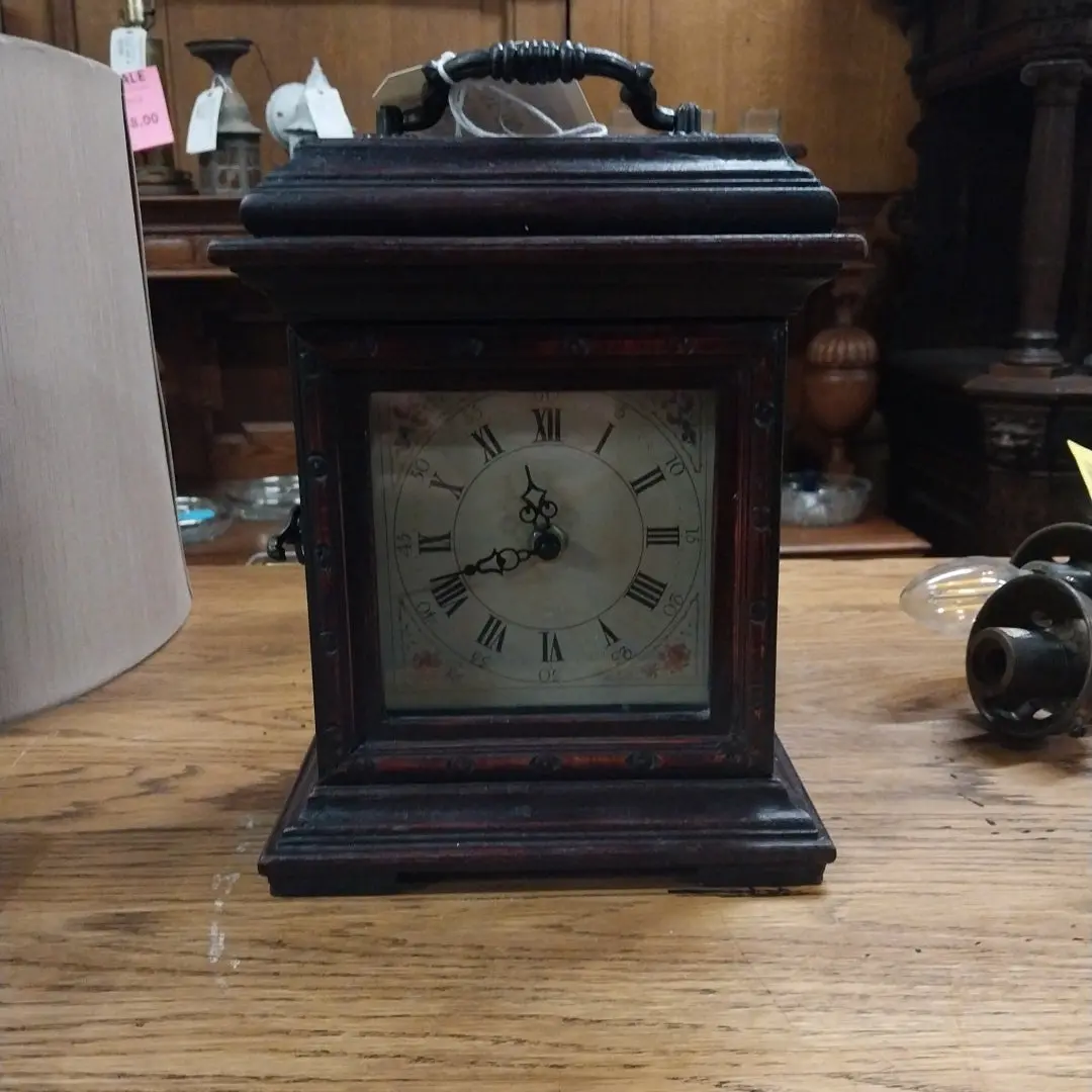 Clock With Key Holder Cabinet 1