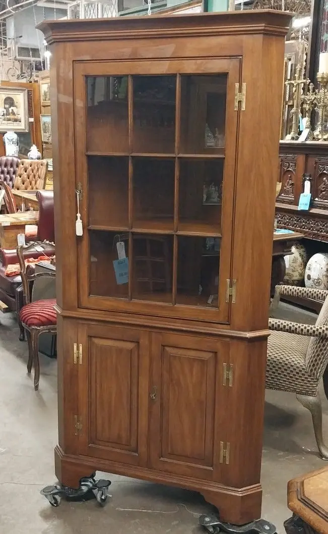 Henkel Cherry Corner Cabinet 1