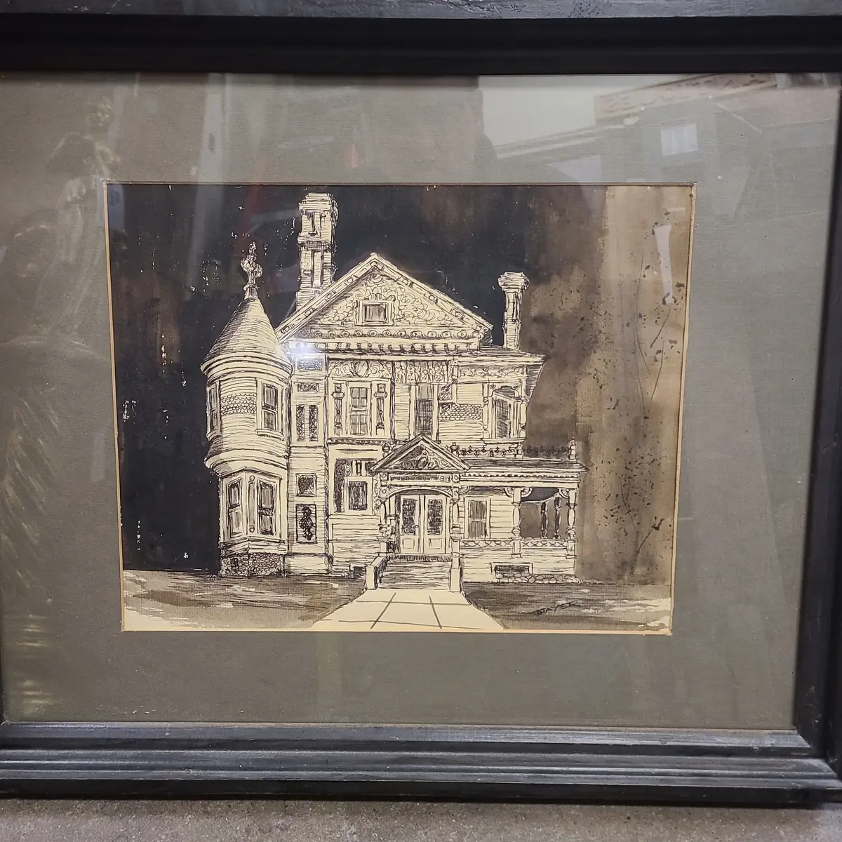 Cool Old Sepia Tone House Picture 1