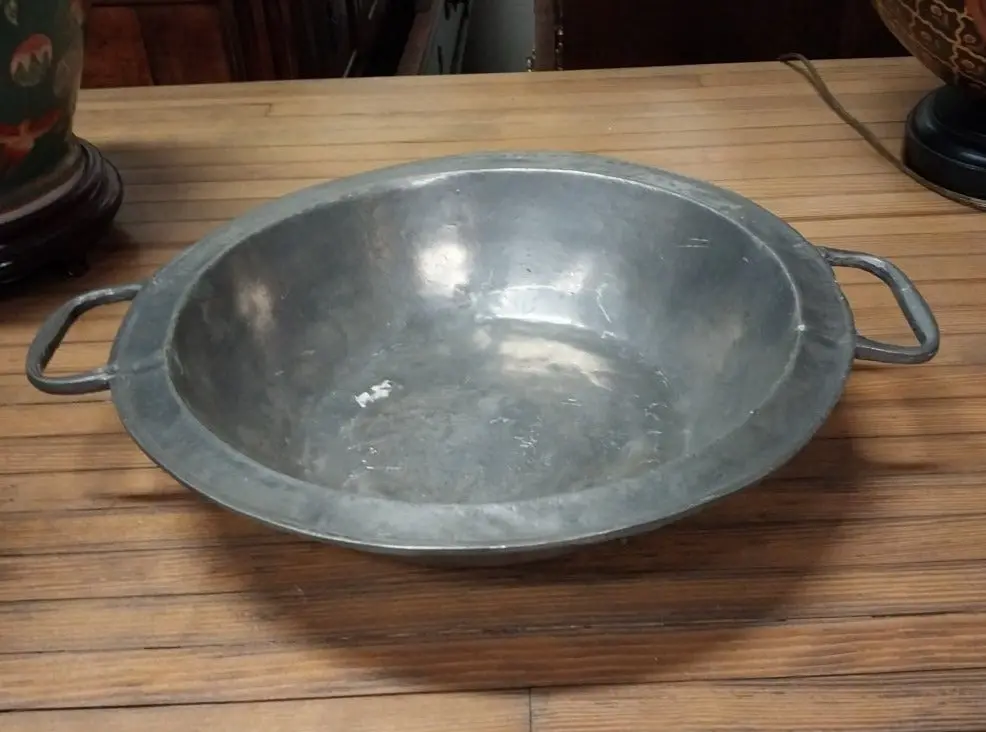 Pewter Handled Bowl 1