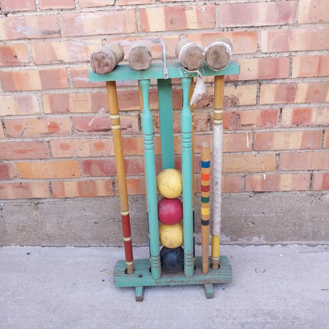 Croquet Set As Found 1