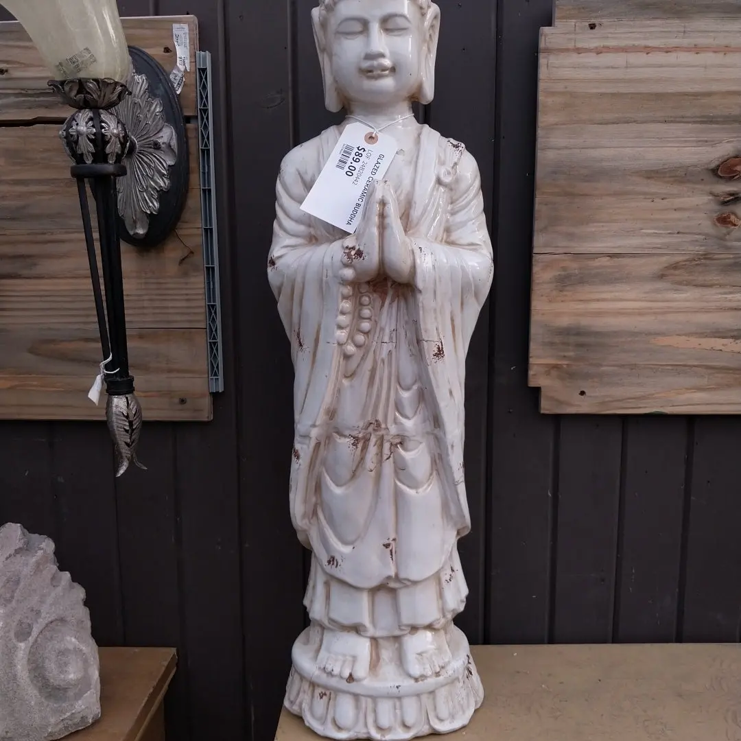 Glazed Ceramic Buddha 1