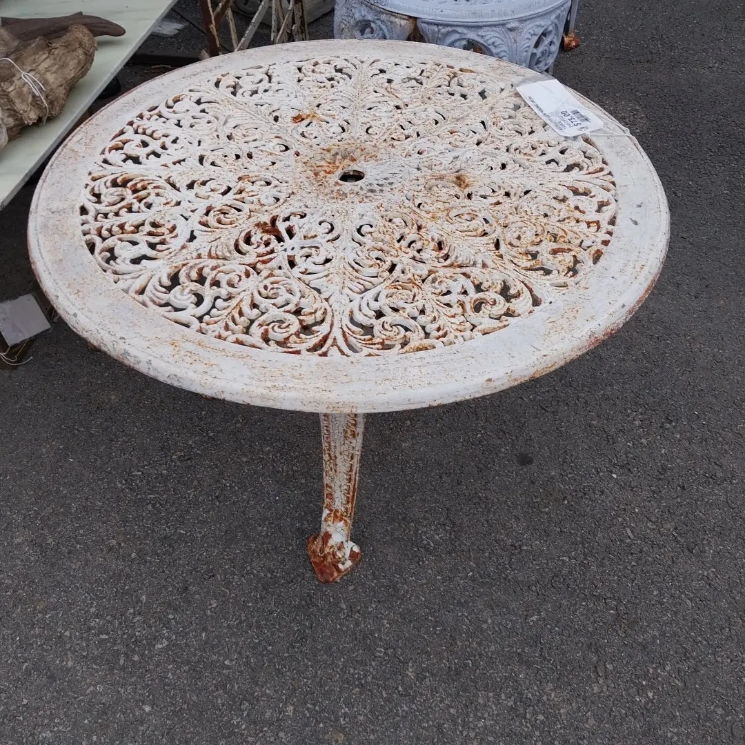 As Found Low Round Iron Table 1