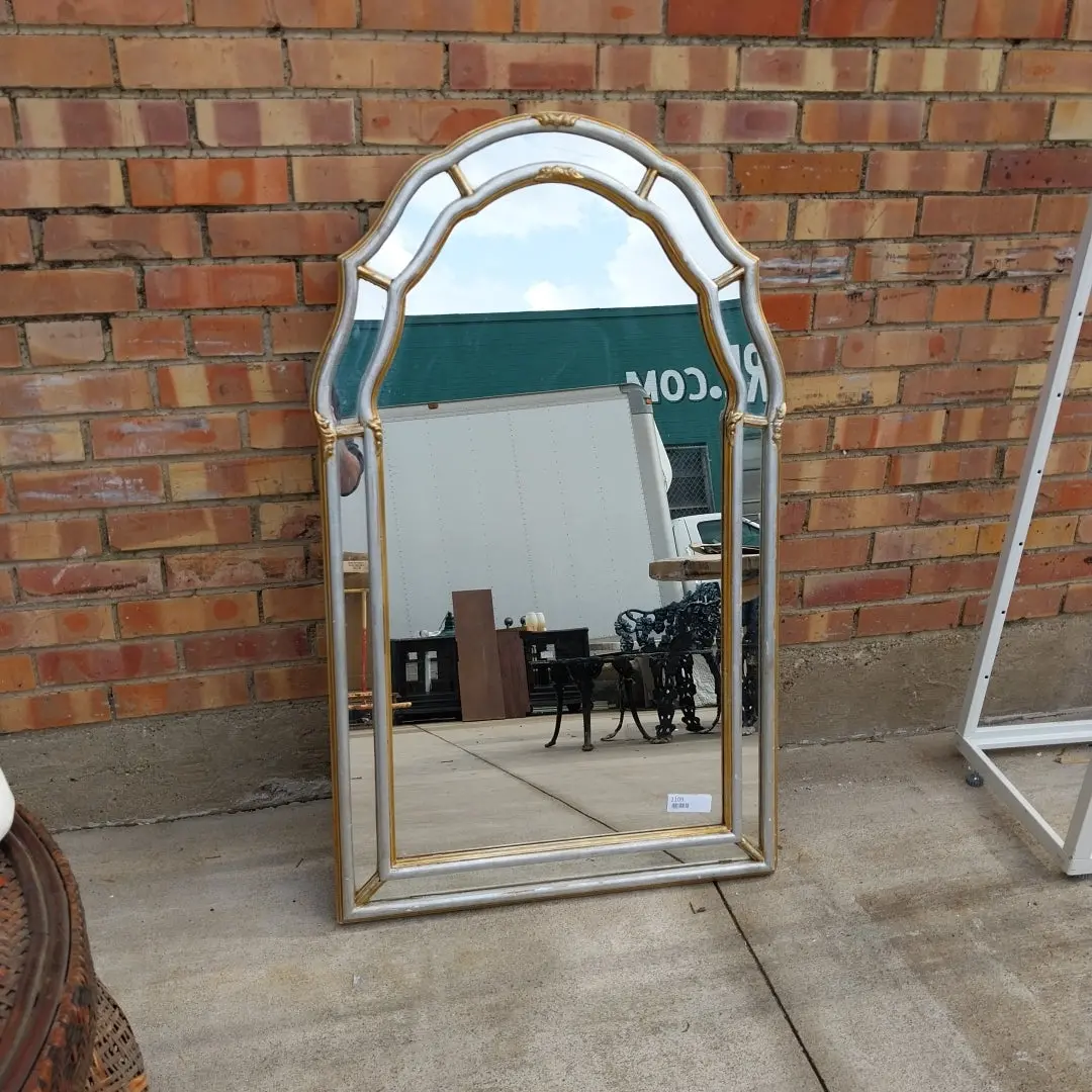 Vintage Arched Italian Mirror -As Found 1