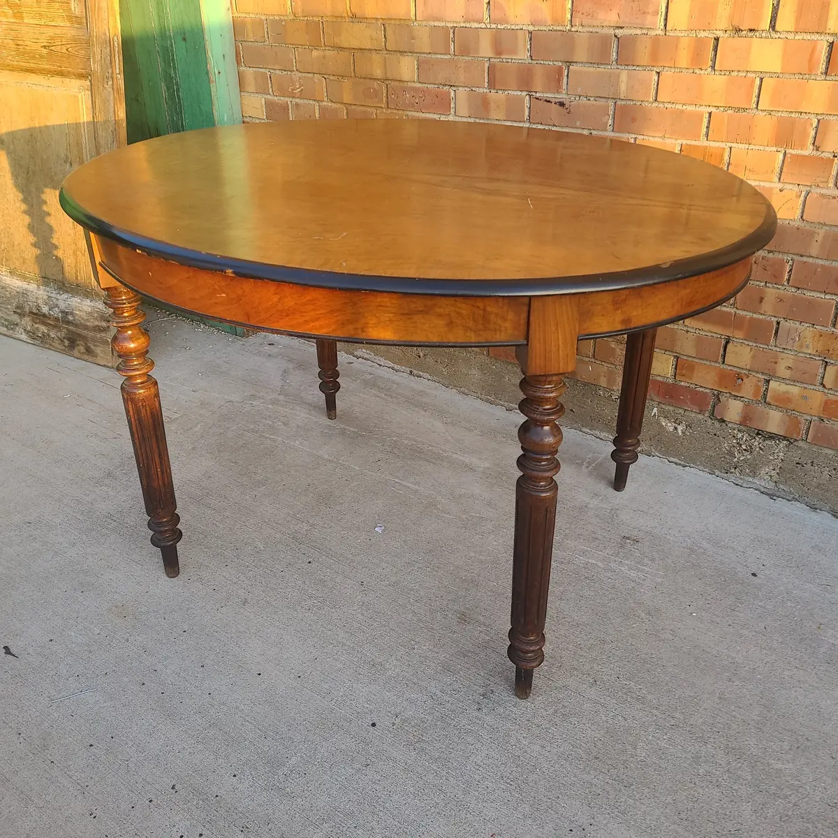 Oval Louis Philipe Breakfast Table 1