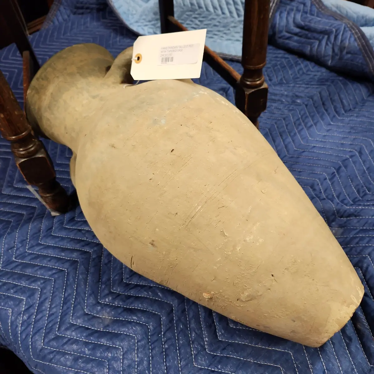 Hand Thrown Tall Pottery Vessels With Tapered Base 1