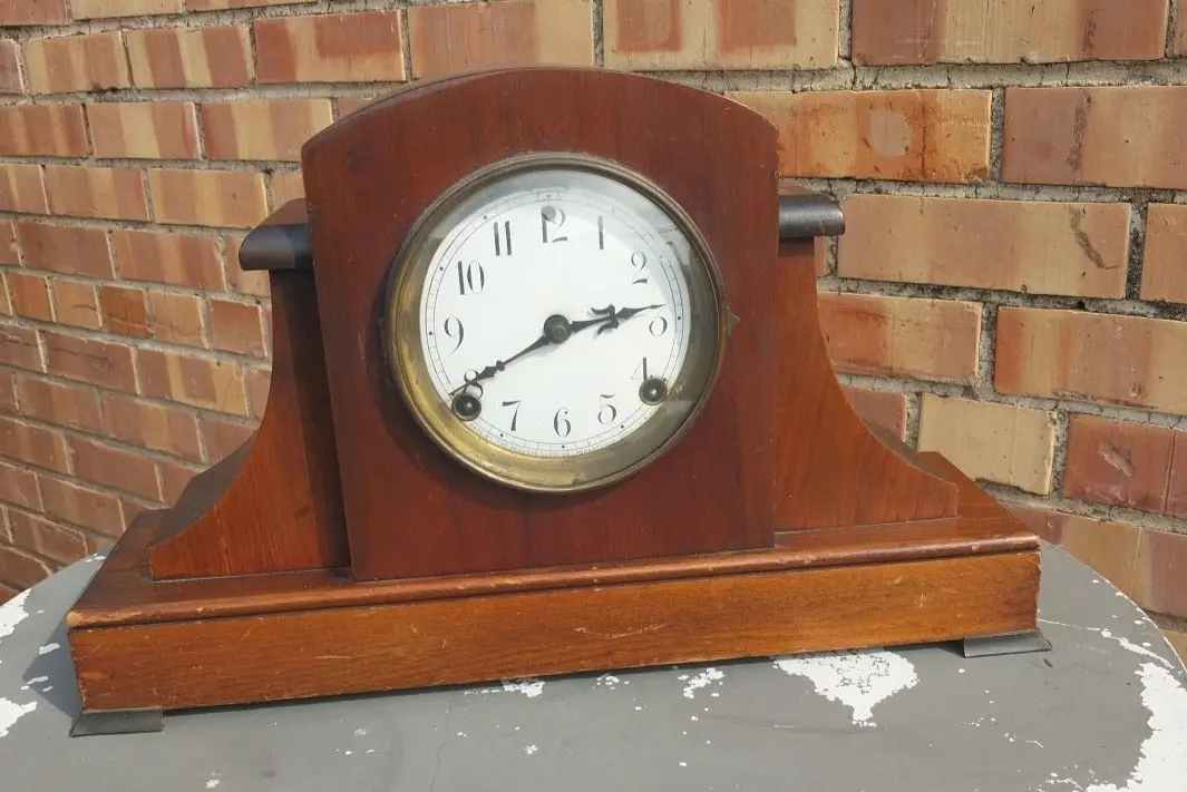 Sessions Art Deco Mantle Clock As Found 1