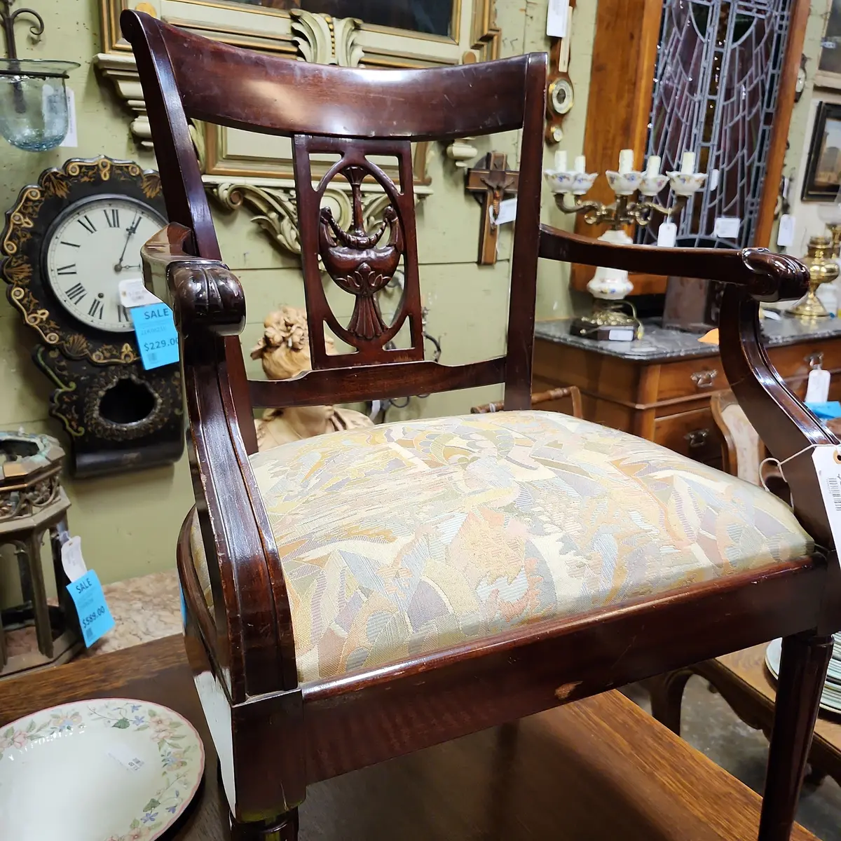 Pair Of Directoire Arm Chairs 1