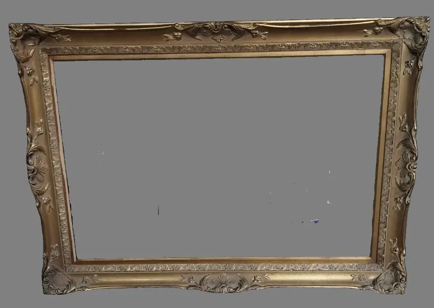 Large Ornate Gold Frame 1