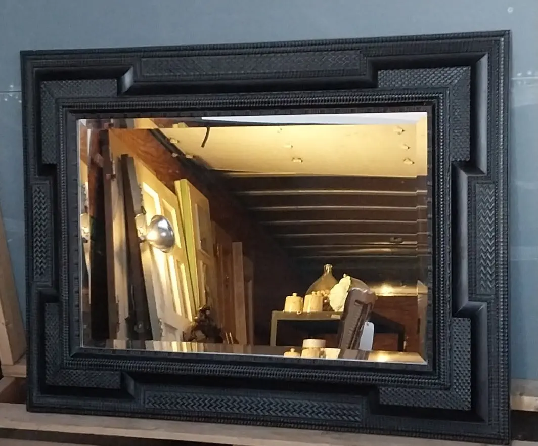 Restoration Hardware Large Black Mirror 1