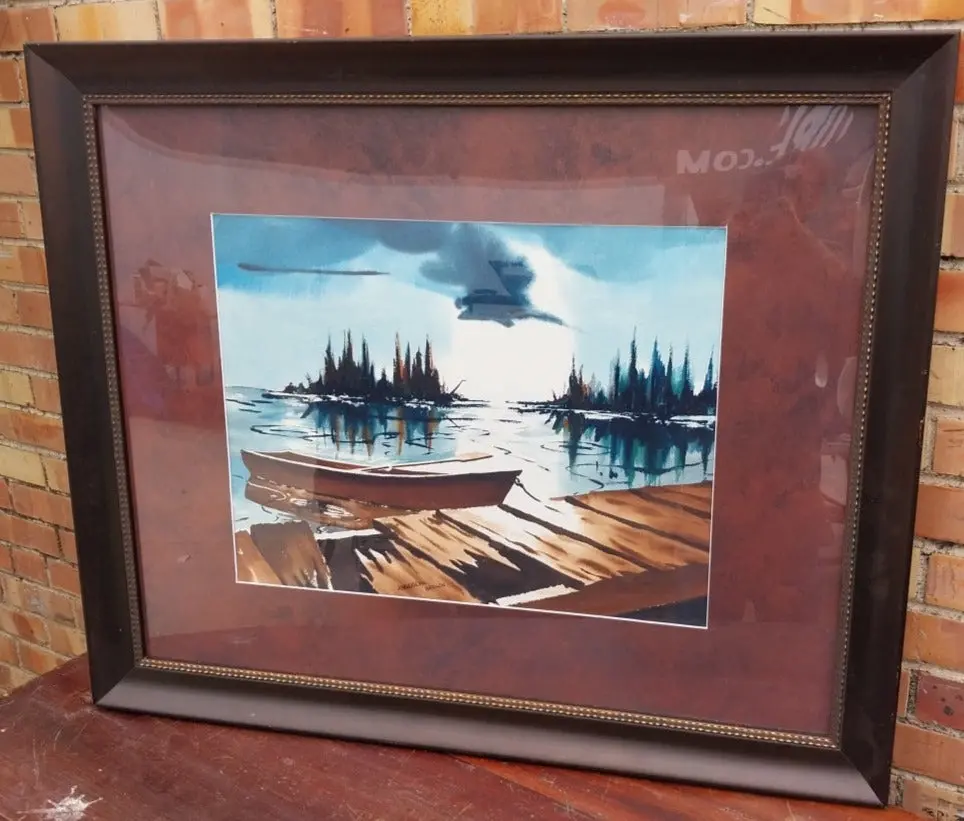 Raft Watercolor Painting By Randalph Brown 1