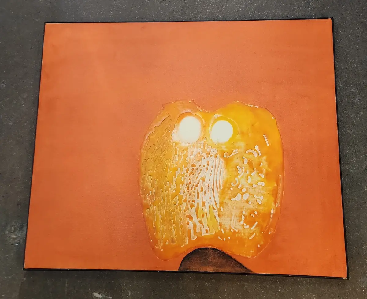 Thaker Patel Owl Modern Painting 1