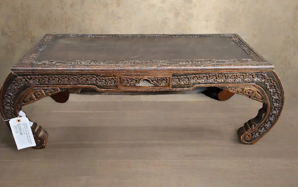 Carved Low Altar Table By George Zee And Company 1