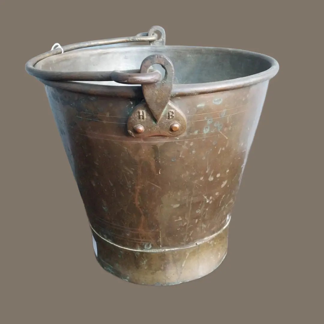 Brass Bucket Antique 1