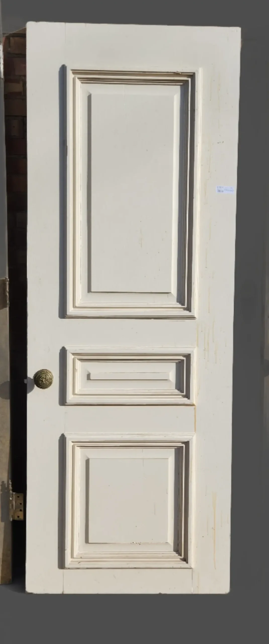 Sherle Wagner Hardware On White Door 1