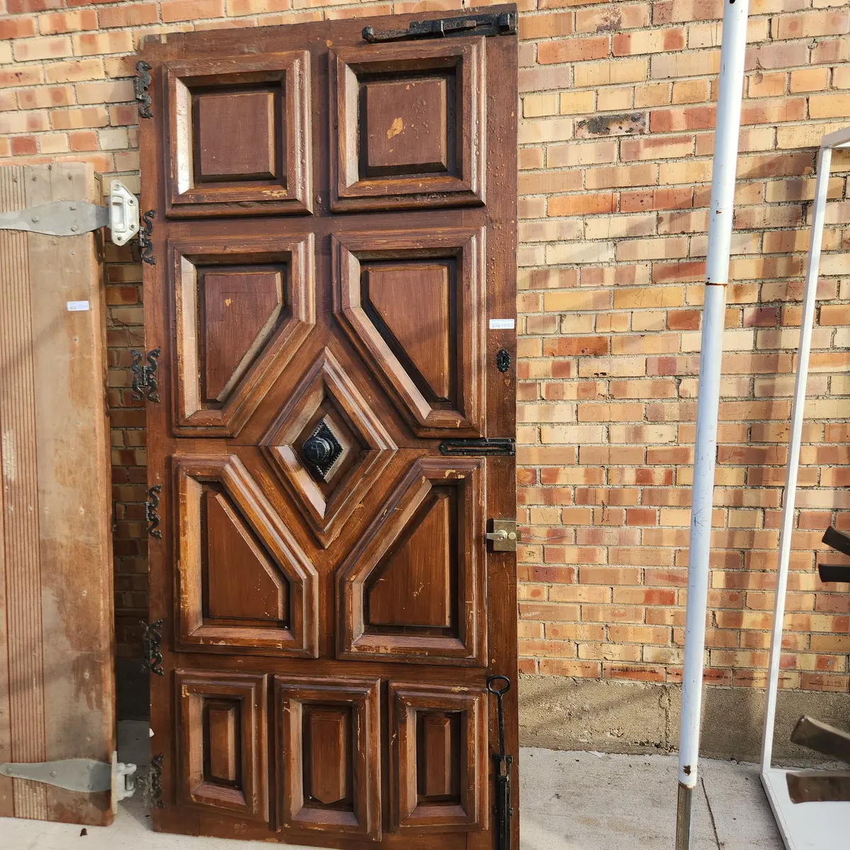 Heavy Oak Paneled Door 1