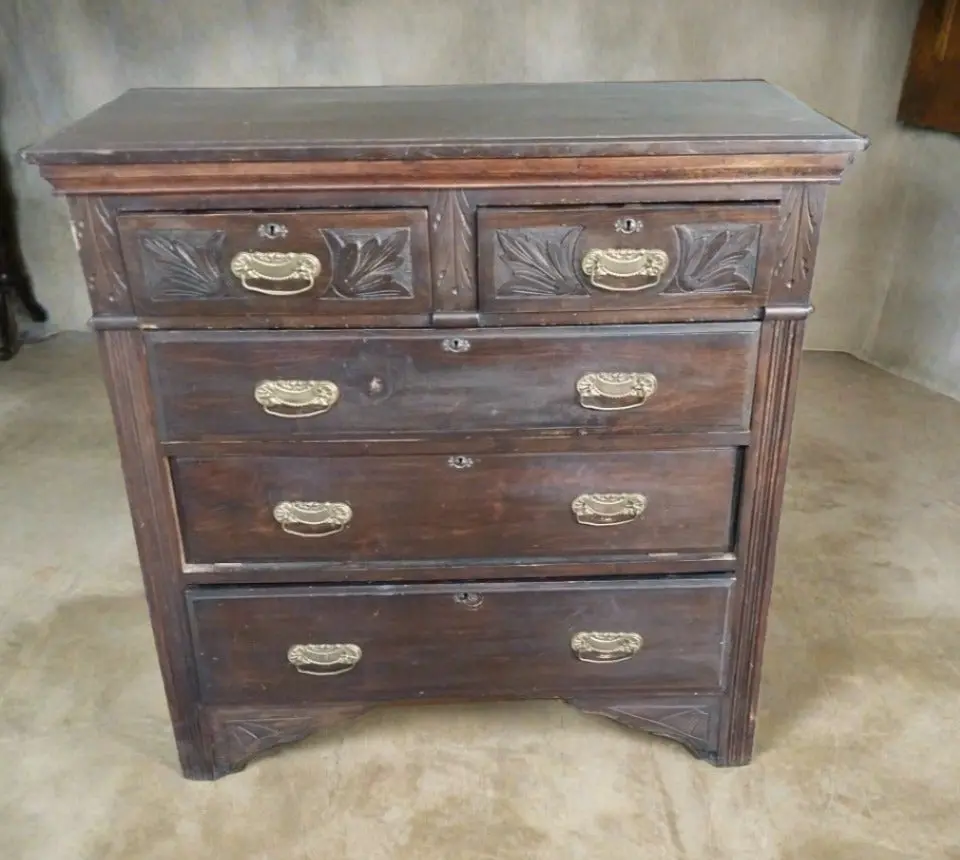 Edwardian 5 Drawer  Chest 1
