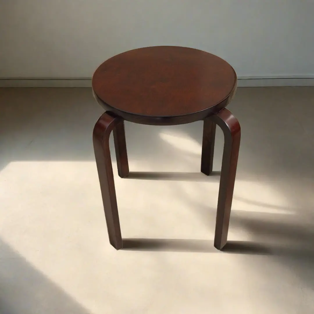 Modern Taboret Walnut 1