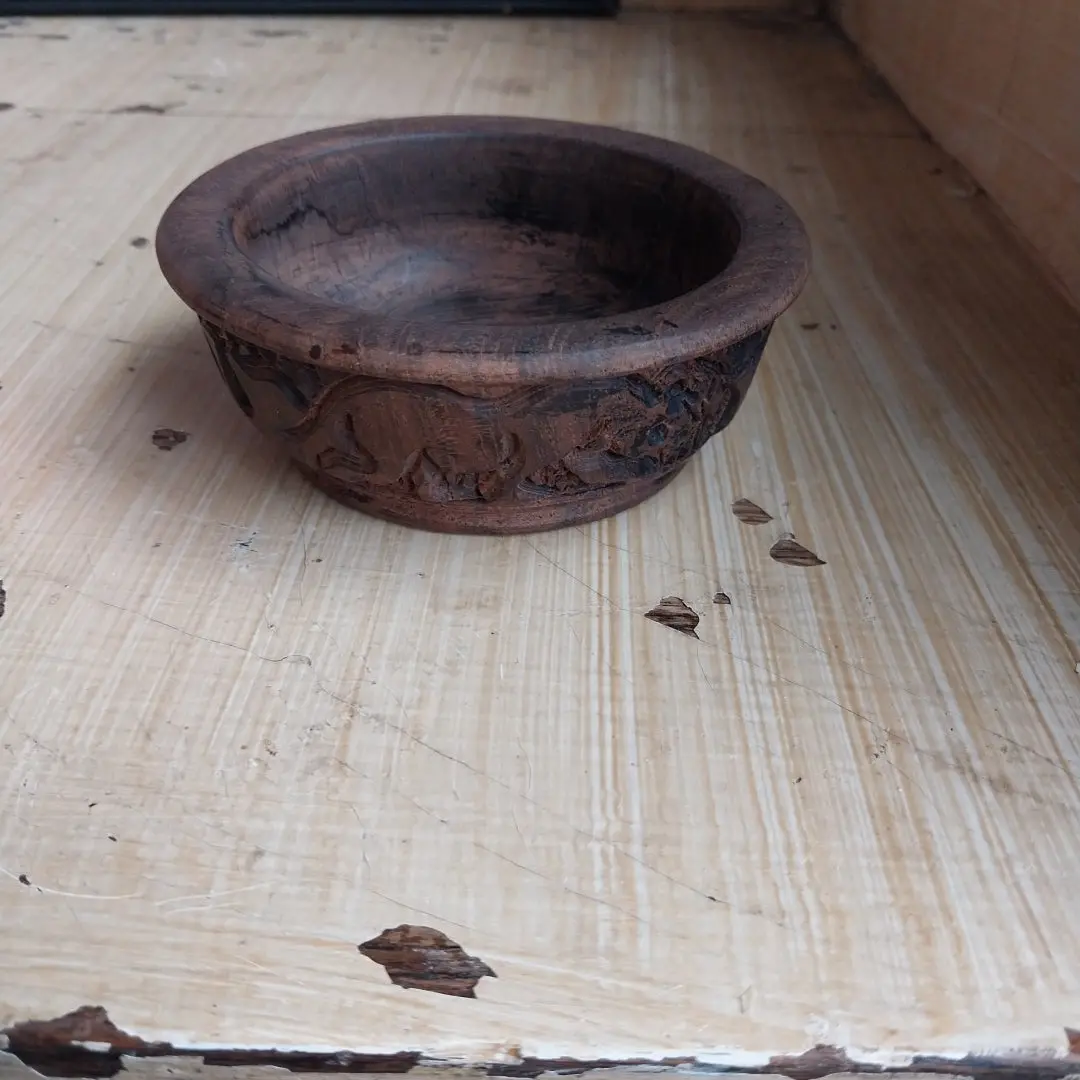 Tiny African Carved Box 1