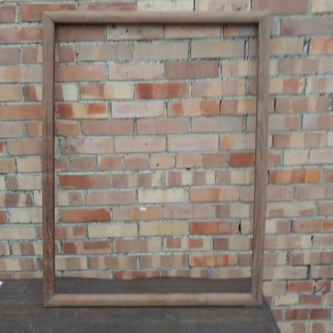 Teak Frame With Gold Corners 1