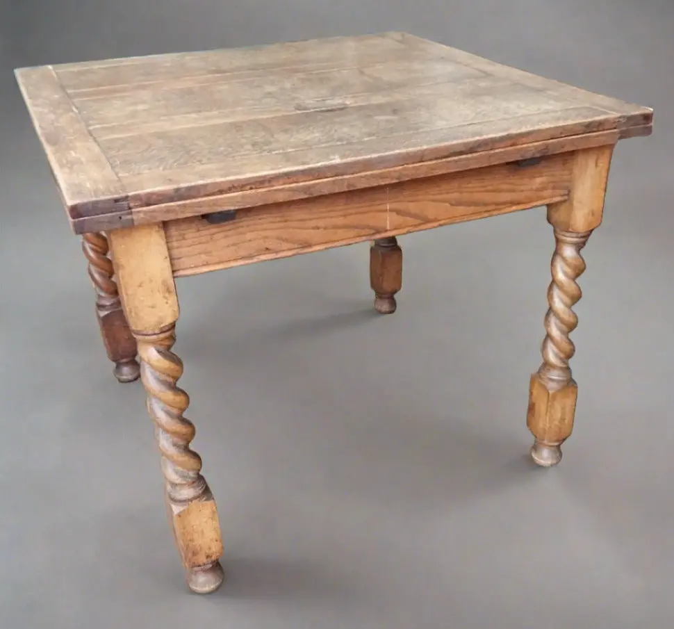 Barley Twist Draw Leaf Pub Table 1