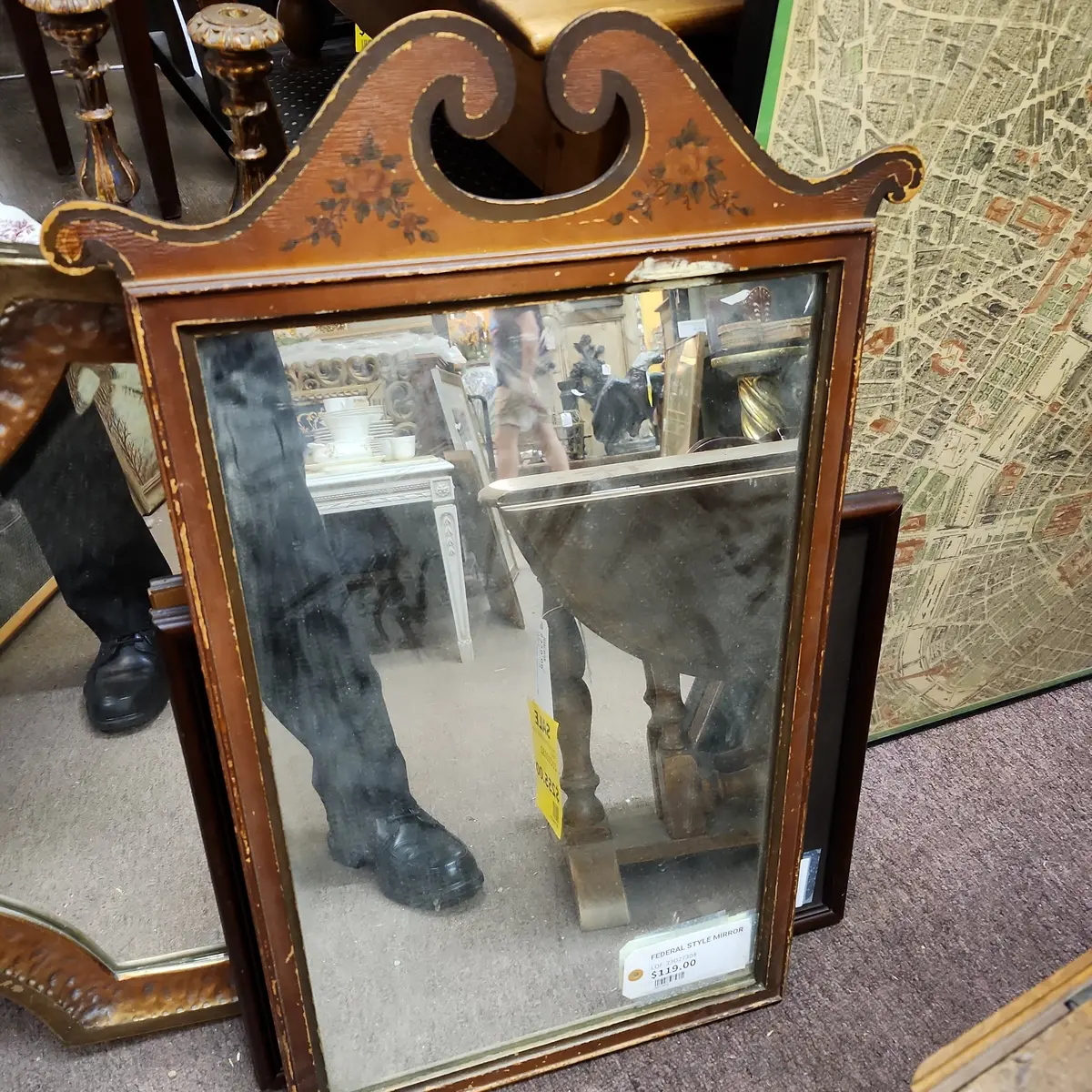 Federal Style Mirror 1