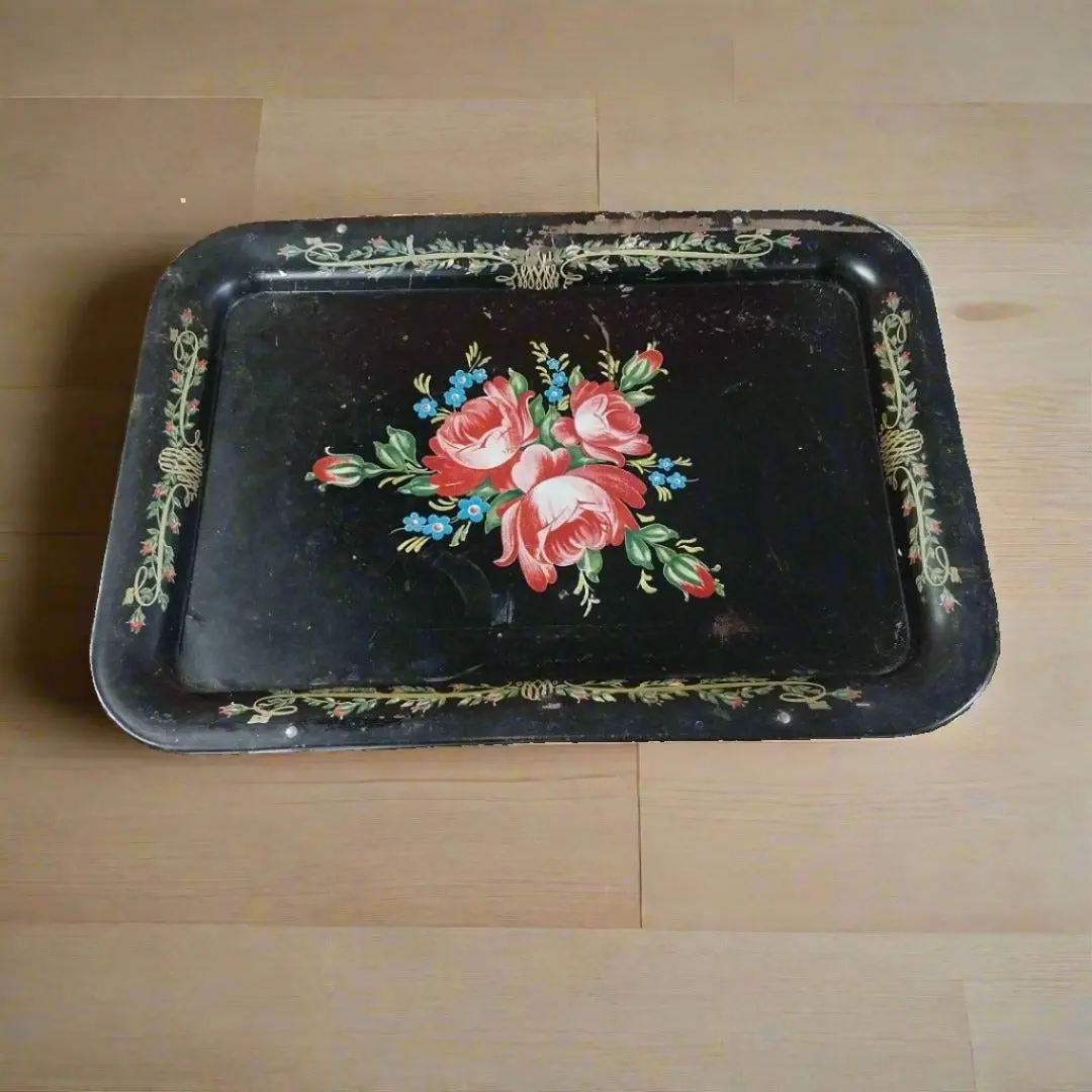 Tray With Roses 1