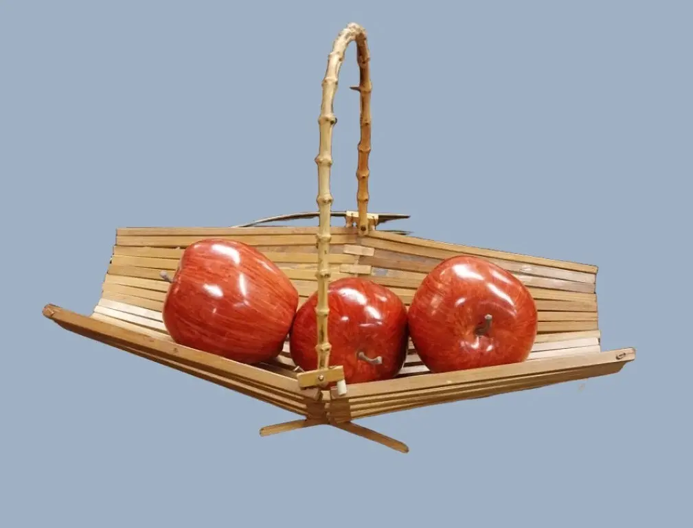 Bamboo Basket With Handle 1