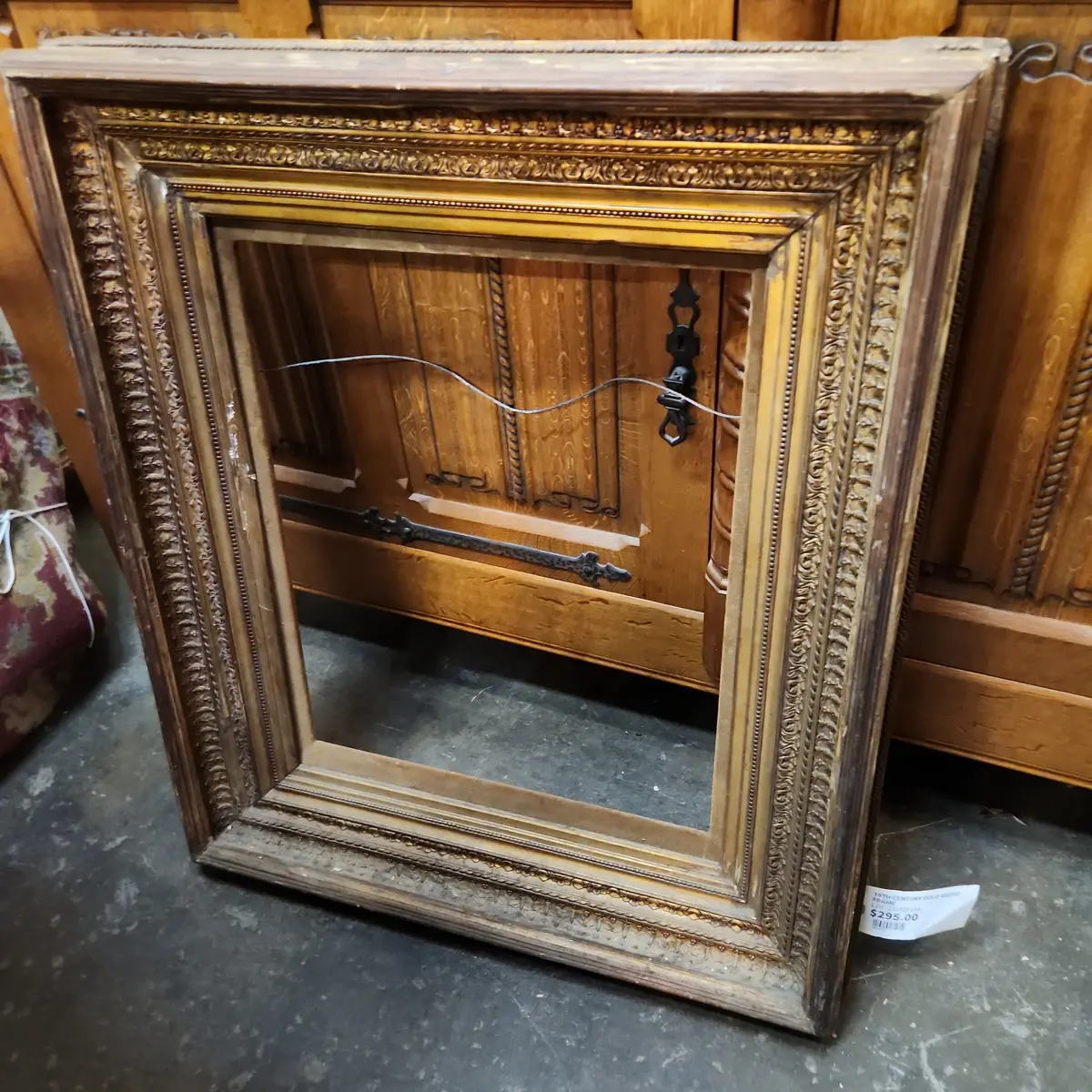 19Th Century Gold Gesso Frame 1