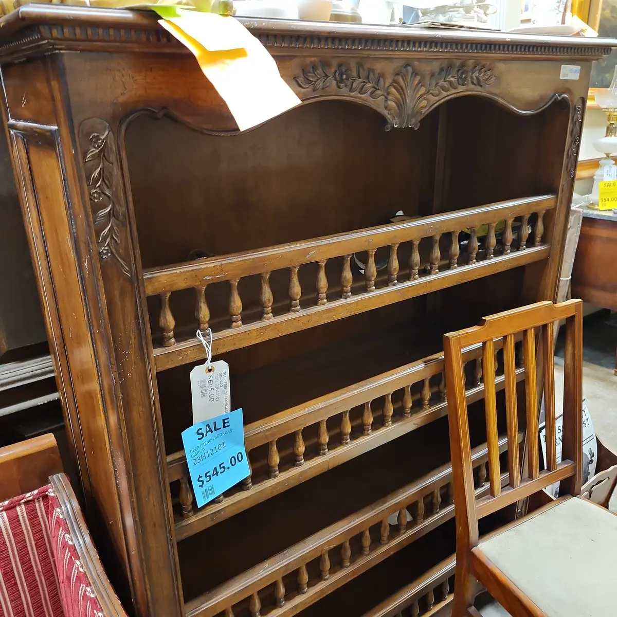 Deep French Bookcase Display 1
