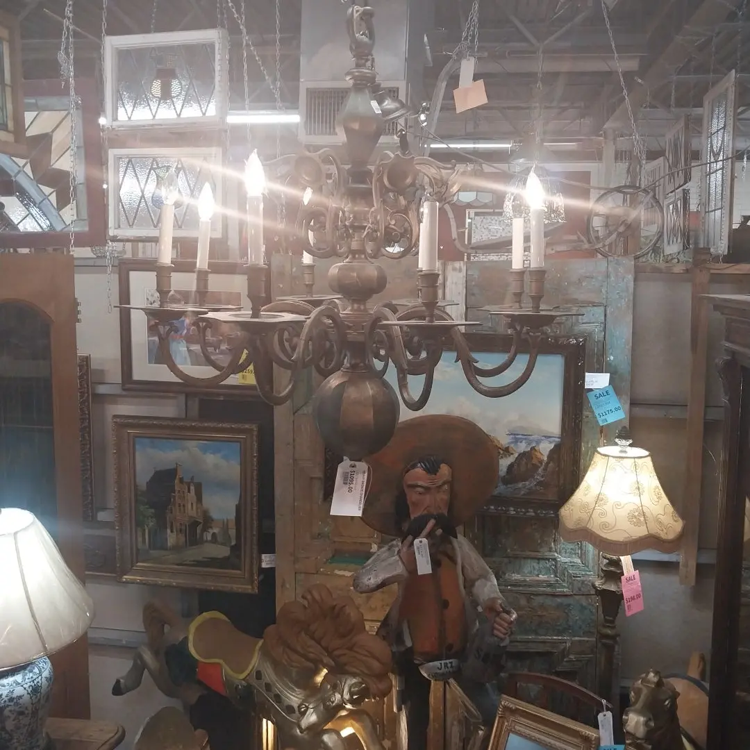 Heavy Bronze Chandelier 1