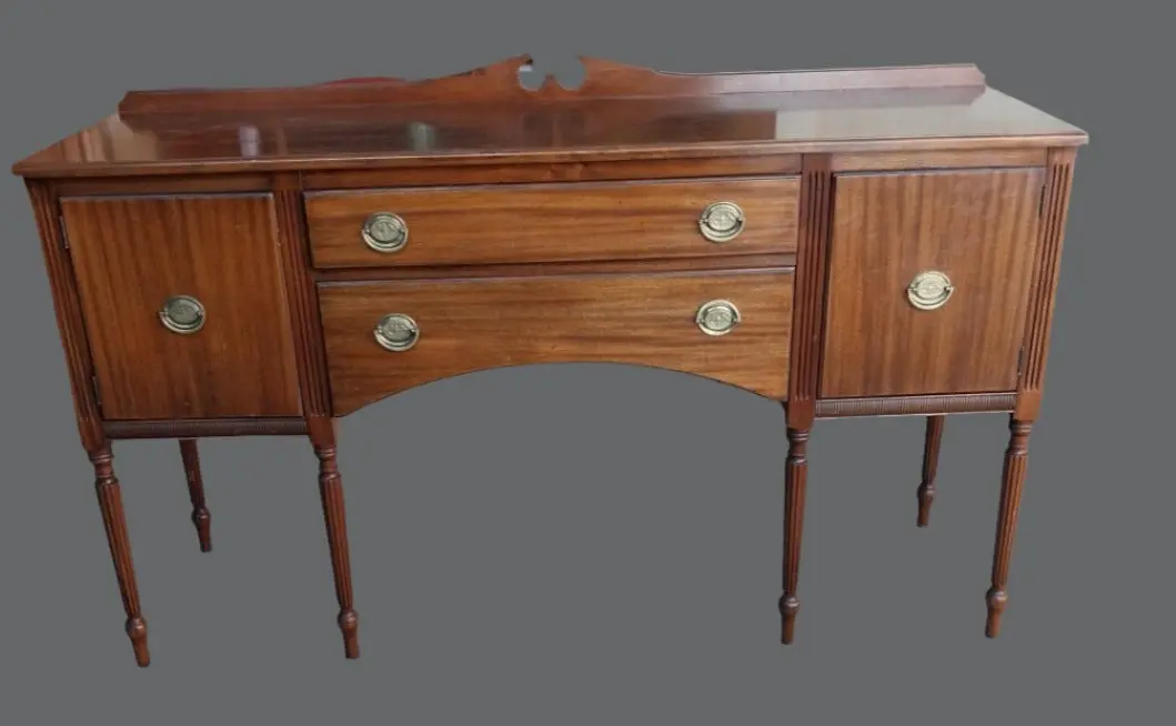 American Federal Style Mahogany Sideboard By Baker 1
