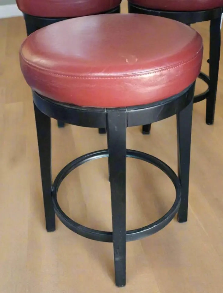 Orange And Black Stool 1
