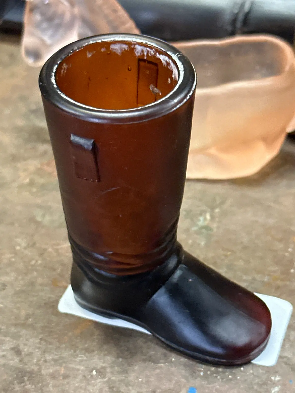 Glass Boot Toothpick 1