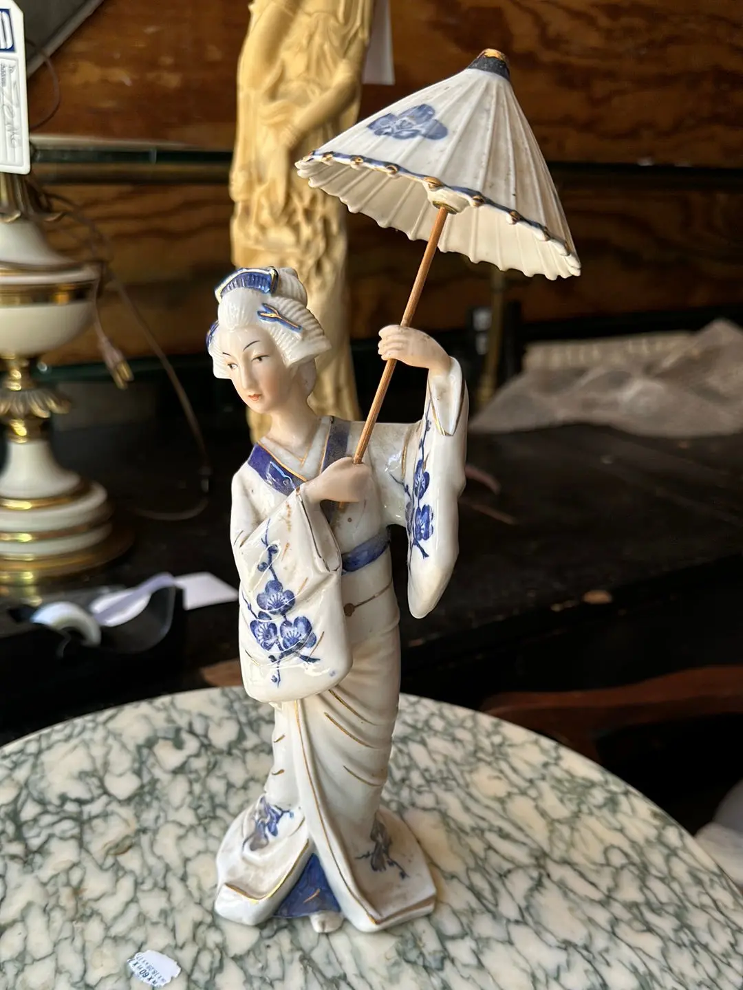 Geisha Girl With Umbrella Figure 1