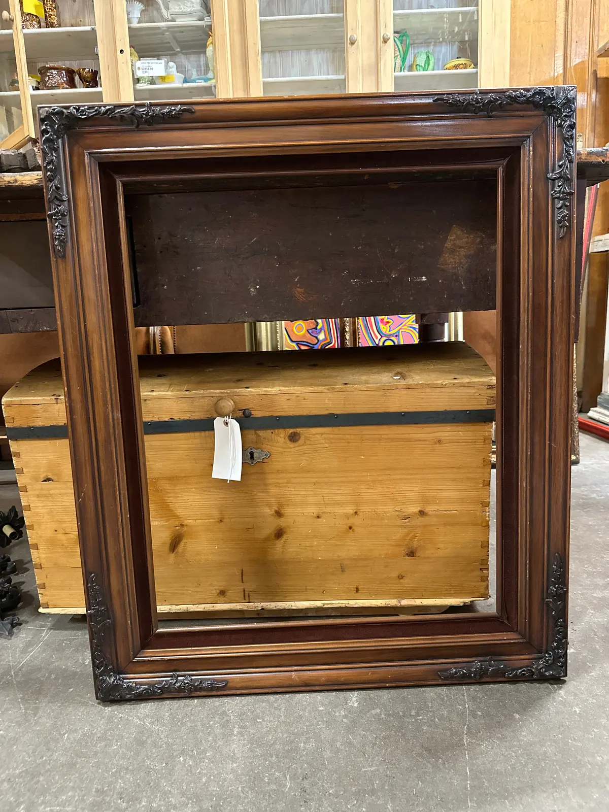 Black And Brown Ornate Frame 1