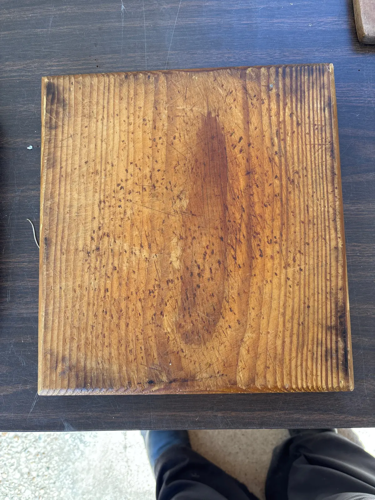 Square Pine Wood Cutting Board 1