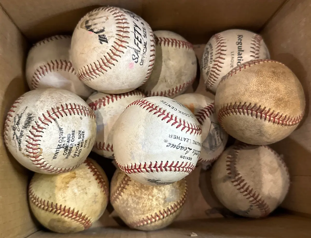 Box Of Baseballs 1