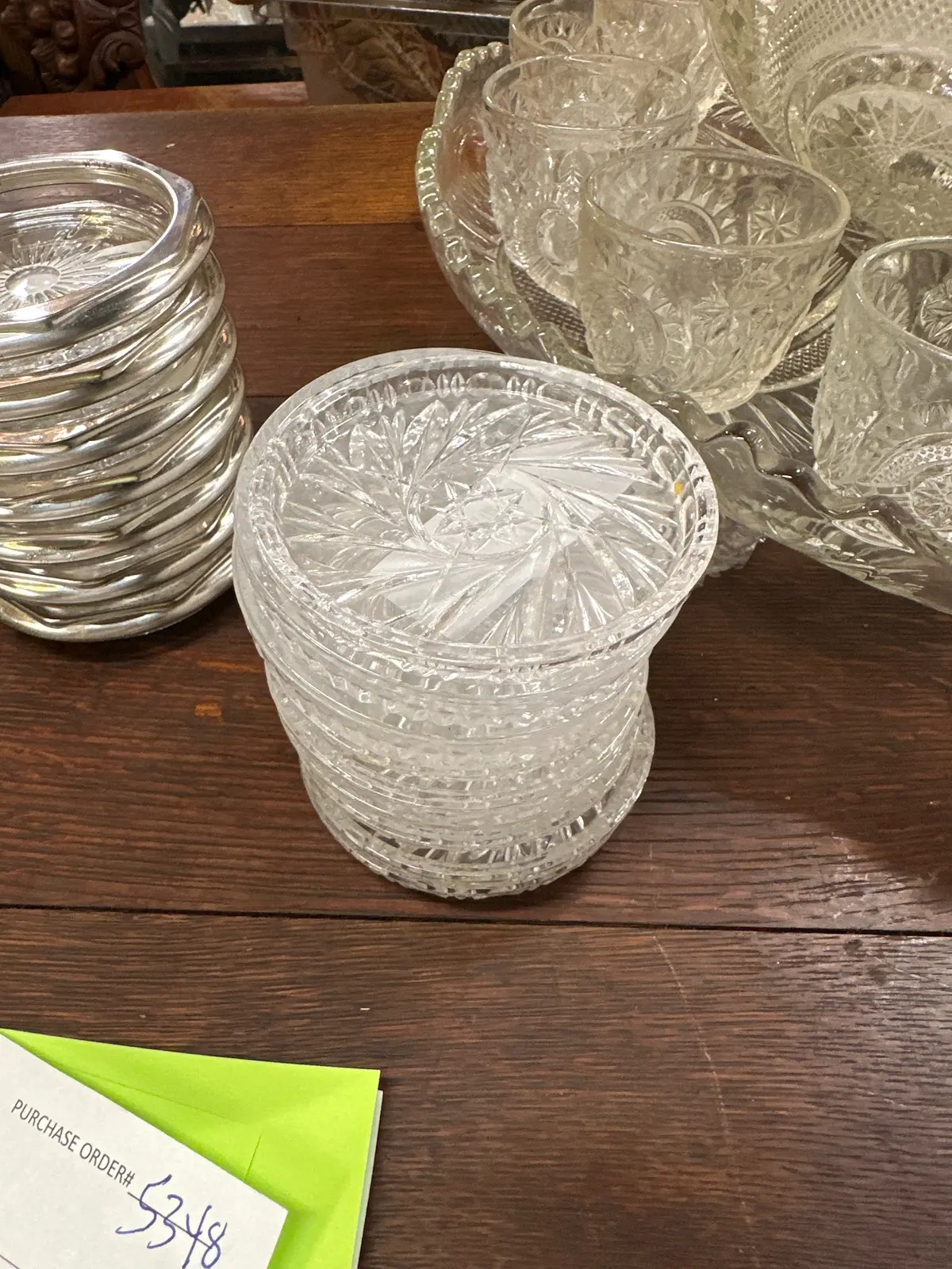 Set Of 9 Glass Coasters 1