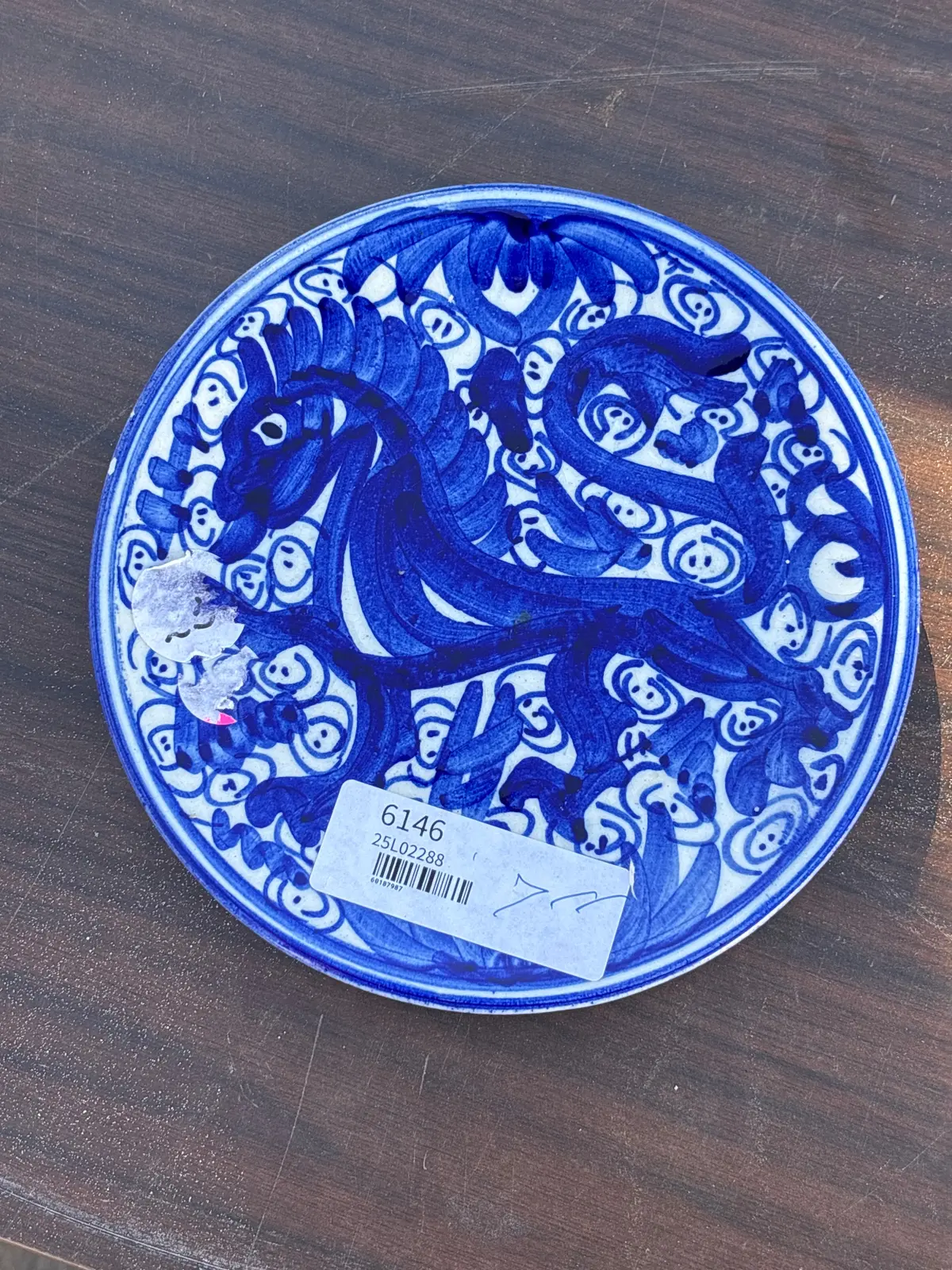 Spanish Blue Lionplate 1