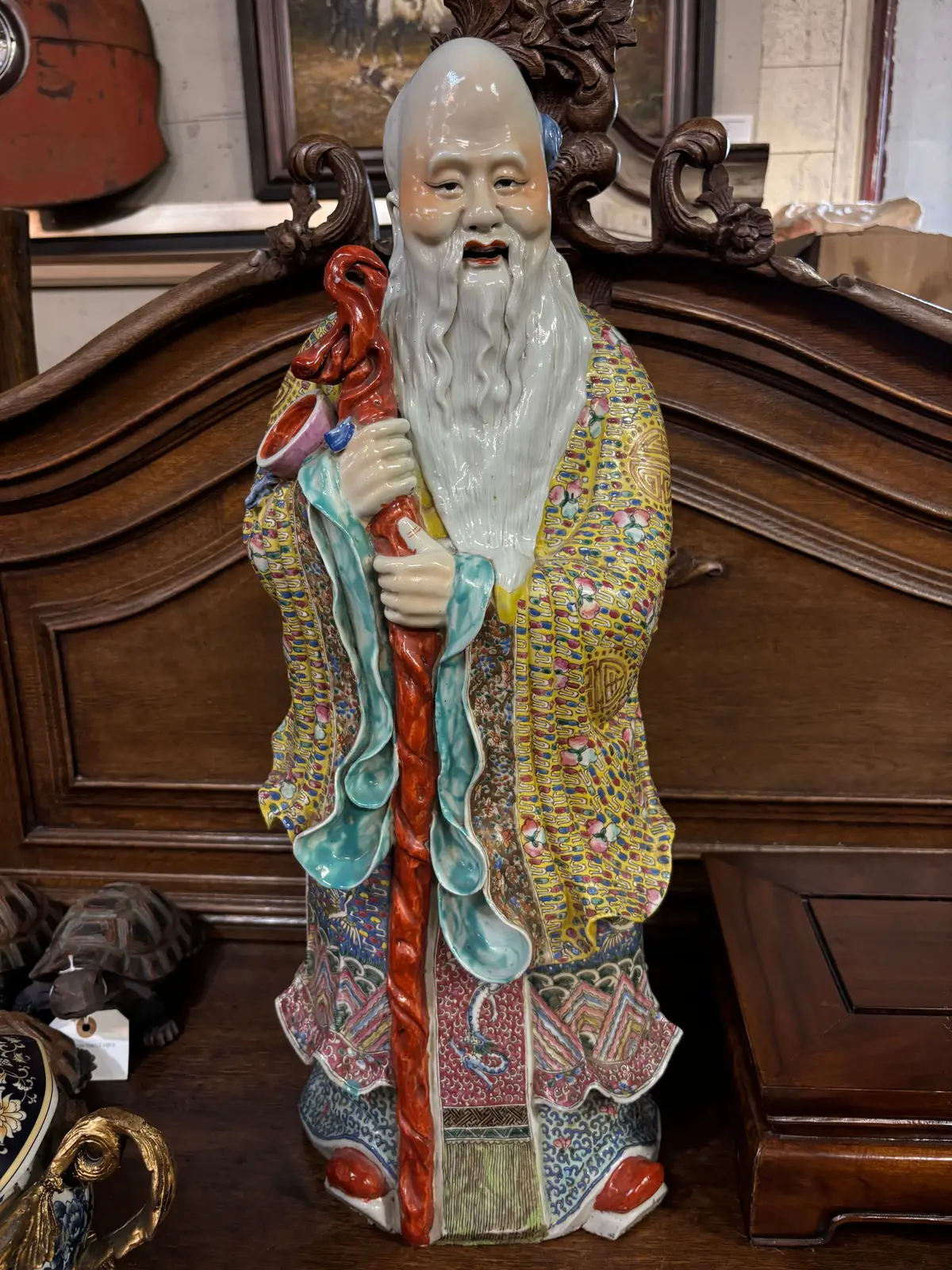 Large Ceramic Immortal Statue 1