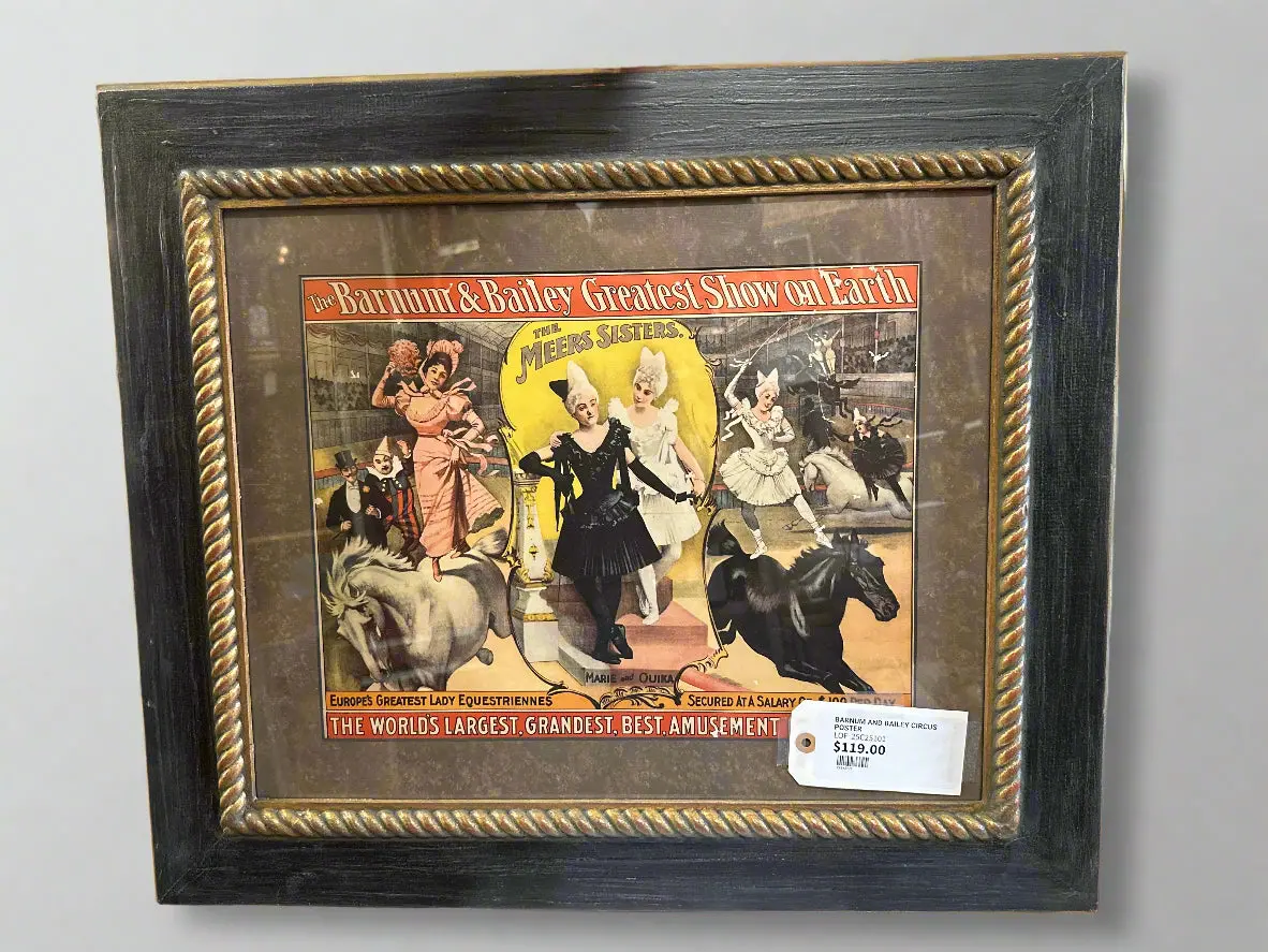 Barnum And Bailey Circus Poster 1