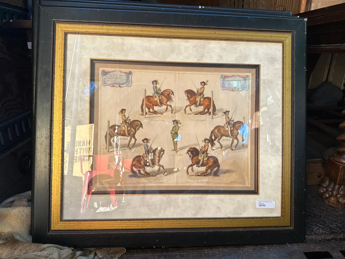 17Th Century Horse Cavalry Print 1