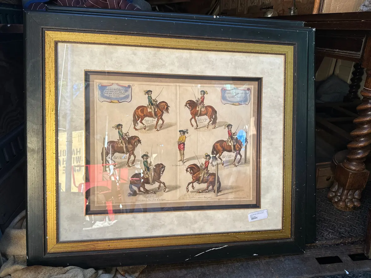 17Th Century Horse Cavalry Print 1