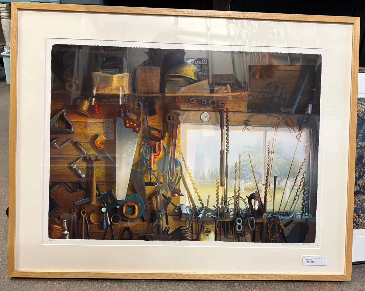Silk Screen Limited Edition Signed Everett Toolshed By Mcintyre 1