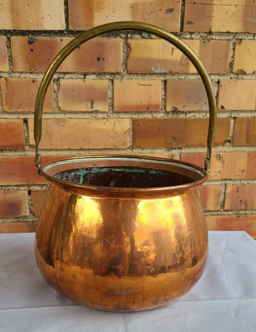 Copper Jam Pot With Handle 1