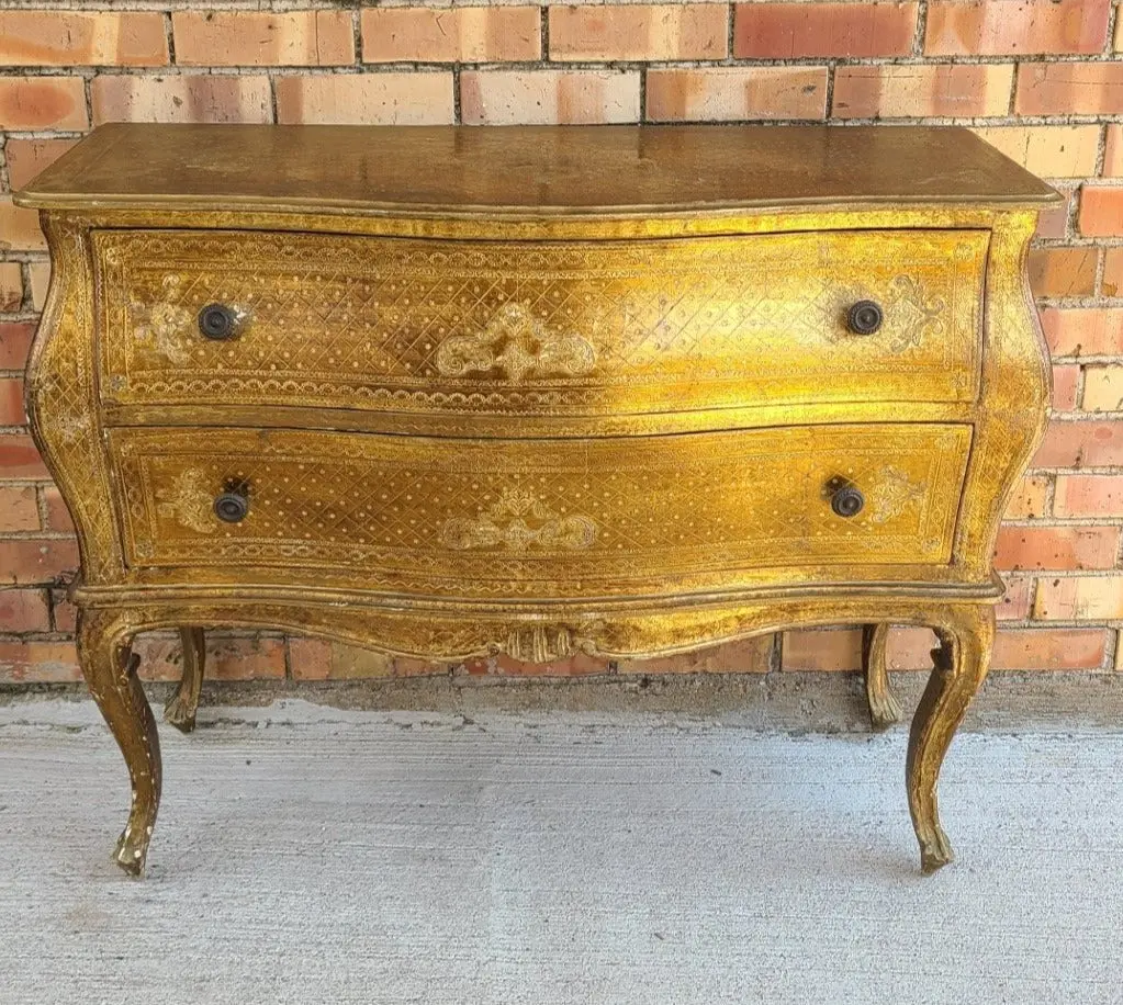 Bombay Florentine Gold Chest 1
