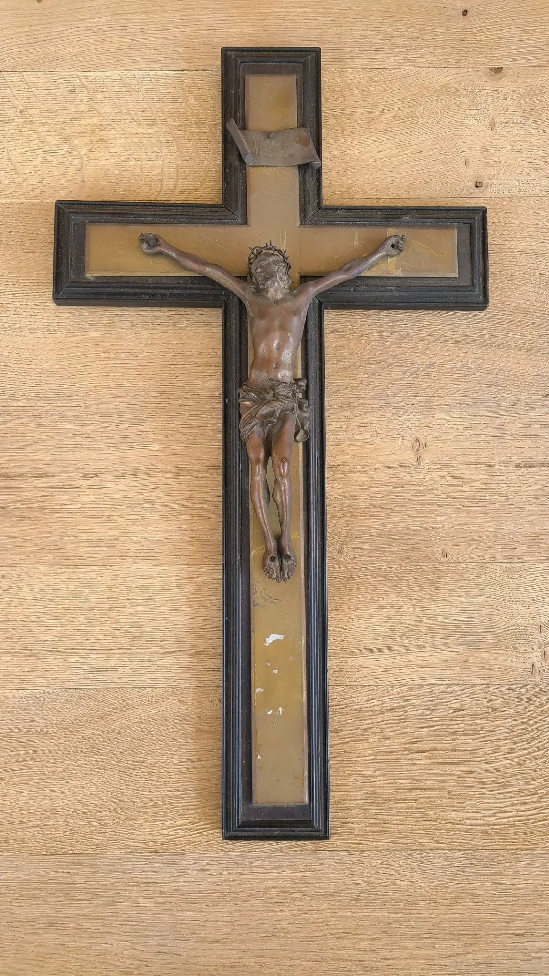 Large Bronze Crucifix 1