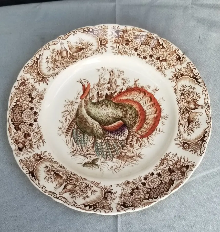Standing Wild Turkey Plate 1